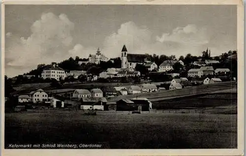 55634 - Oberösterreich - Kefermarkt , mit Schloß Weinberg ,Panorama - nicht gelaufen 1941