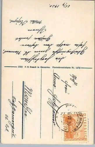 55643 - Oberösterreich - Klaus , Agonitz , Molln , Steyrtal , Steyrdurchbruch , Elektrizitätswerk - gelaufen 1920