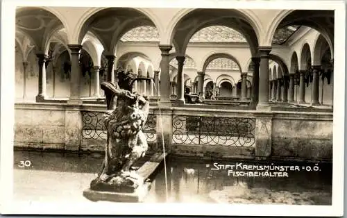 55645 - Oberösterreich - Kremsmünster , Stift , Fischbehälter - nicht gelaufen 1932