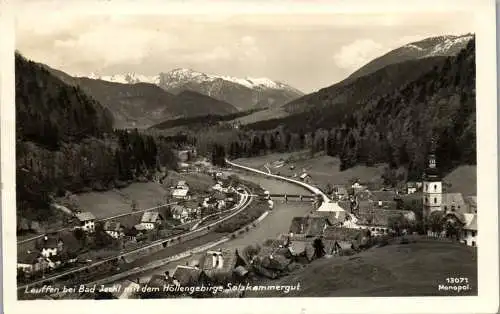 55648 - Oberösterreich - Lauffen , bei Bad Ischl mit d. Höllengebirge - gelaufen 1928