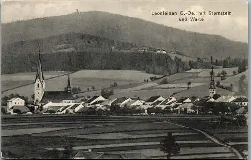 55649 - Oberösterreich - Leonfelden , mit Sternstein und Warte - gelaufen 1919