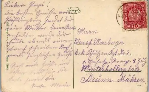 55659 - Oberösterreich - Linz , Bergbahnhotel u. Pöstlingberg - gelaufen 1914