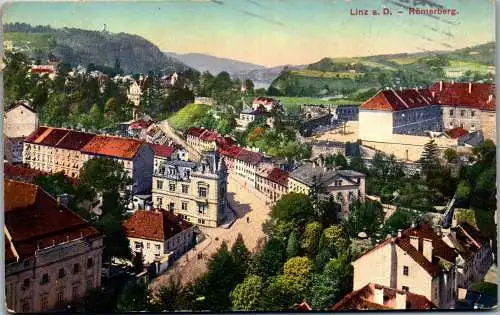 55662 - Oberösterreich - Linz , Römerberg - gelaufen 1916