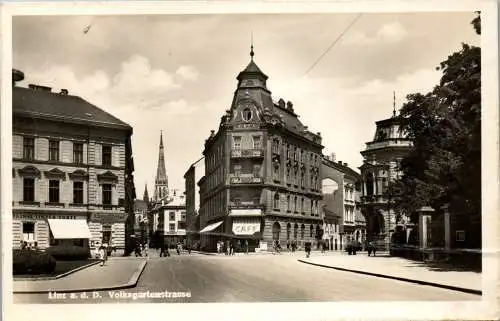 55669 - Oberösterreich - Linz , Volksgartenstrasse , Cafe , Linzer Torte - gelaufen 1941