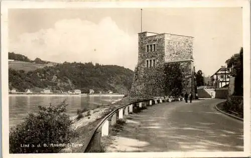 55672 - Oberösterreich - Linz , Anschluß Turm - gelaufen 1943