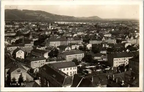 55679 - Oberösterreich - Linz , Panorama - gelaufen 1942