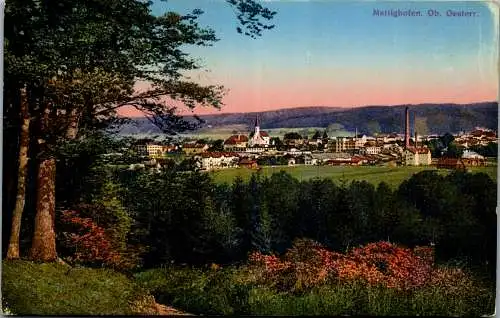 55698 - Oberösterreich - Mattighofen , Panorama - gelaufen 1926