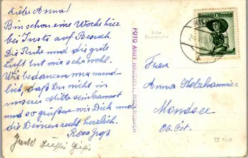 55712 - Oberösterreich - Wildshut , Schloss - gelaufen 1957