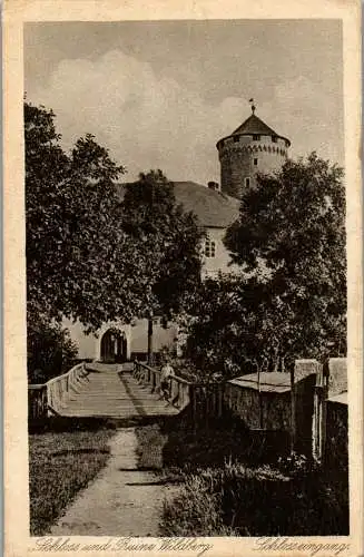 55716 - Oberösterreich - Kirchschlag , bei Linz , Schloss und Ruine Wildberg , Schlosseingang - gelaufen