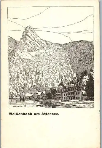 55719 - Oberösterreich - Weißenbach , am Attersee , T. Schmoller - nicht gelaufen