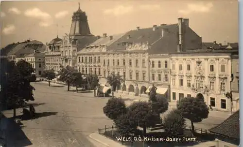 55723 - Oberösterreich - Wels , Kaiser Josef Platz - gelaufen 1933