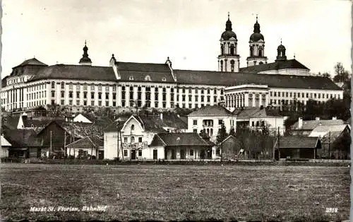 55746 - Oberösterreich - St. Florian , Markt , Bahnhof - nicht gelaufen