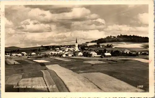 55750 - Oberösterreich - Rohrbach , im Mühlviertel , Panorama - gelaufen 1936