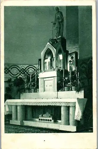 55752 - Oberösterreich - Ried im Innkreis , Missionskonvikt St. Josef , Altar der Studentenkapelle - gelaufen 1937