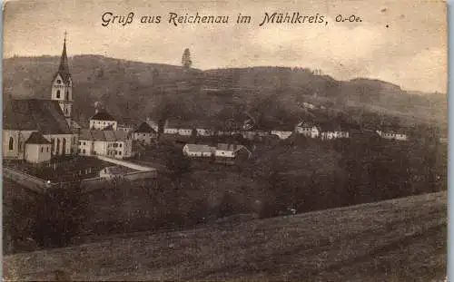 55754 - Oberösterreich - Reichenau , im Mühlkreis , Gruss aus - gelaufen