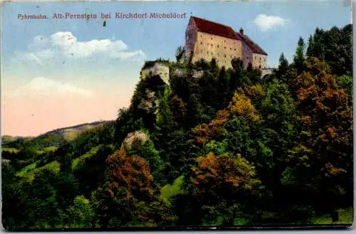 55757 - Oberösterreich - Kirchdorf , Micheldorf , Alt Pernstein , Phyrnbahn - gelaufen 1907