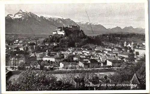 55777 - Salzburg - Salzburg , mit dem Untersberg - nicht gelaufen