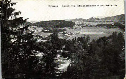 55780 - Salzburg - Hellbrunn , Aussicht vom Volkskundemuseum im Monatschlößchen - nicht gelaufen 1925