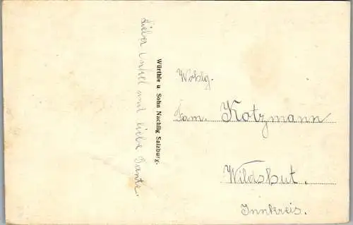 55804 - Salzburg - Goldenstein , gegen den Watzmann u. Untersberg , Schloss - nicht gelaufen