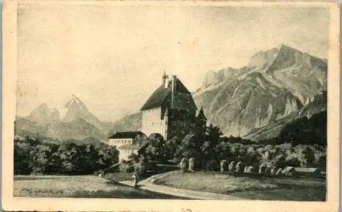 55805 - Salzburg - Goldenstein , Schloss Goldenstein - nicht gelaufen