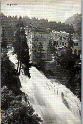 55812 - Salzburg - Bad Gastein , Unterer Wasserfall - gelaufen 1922