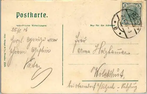 55813 - Salzburg - Bad Gastein , Ansicht , Schwarzenberg Anlagen - gelaufen 1900