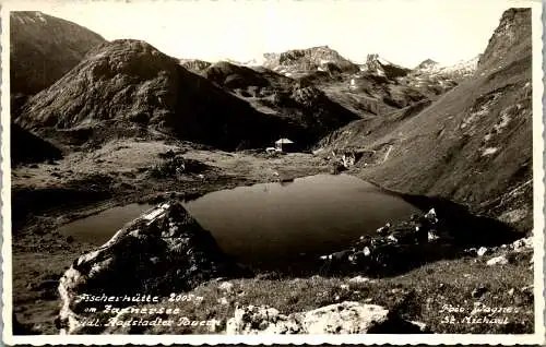 55828 - Salzburg - Radstadt , Franz Fischerhütte am Zaunersee , südl. Radstätter Tauern - gelaufen