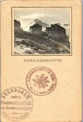 55866 - Salzburg - Neukirchen , Kürsingerhütte - nicht gelaufen