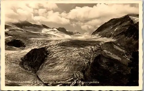 55871 - Salzburg - Obersulzbachkees , gegen Krimmlertörl u. Dreiherrenspitze v. d. Kürsingerhütte , 1939