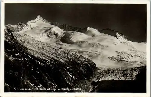 55876 - Salzburg - Gr. Venediger , mit Sulzbachkees u. Kürsingerhütte - gelaufen 1937