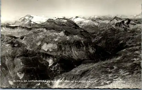 55885 - Salzburg - Hohe Tauern , Blick v. Gr. Hafner auf Maltatal m. Ankogelgruppe - nicht gelaufen