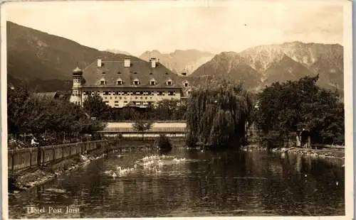 55907 - Tirol - Imst , Hotel Post - gelaufen 1928