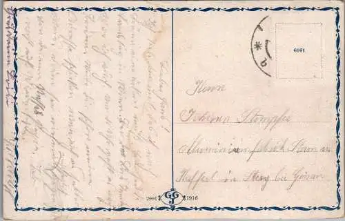 55918 - Wien - Wien , Deutsches Volkstheater - gelaufen 1916