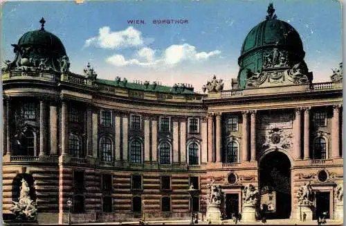 55919 - Wien - Wien , Burgthor , Burgtor - gelaufen 1916