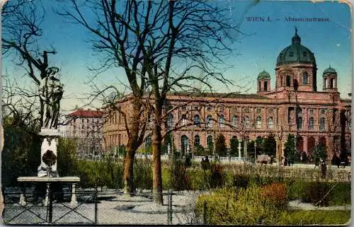 55920 - Wien - Wien I , Museumstrasse - gelaufen 1916