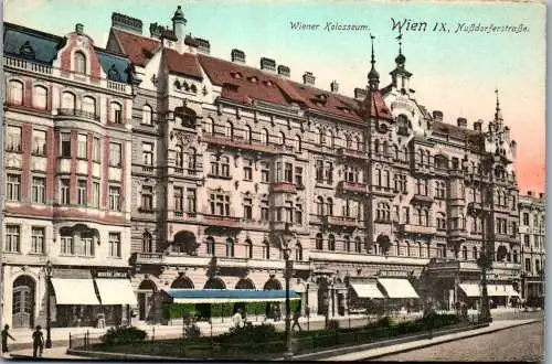 55931 - Wien - Wien IX , Wiener Kolosseum , Nußdorferstraße - gelaufen 1913