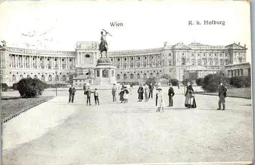 55935 - Wien - Wien , K. K. Hofburg - gelaufen 1916