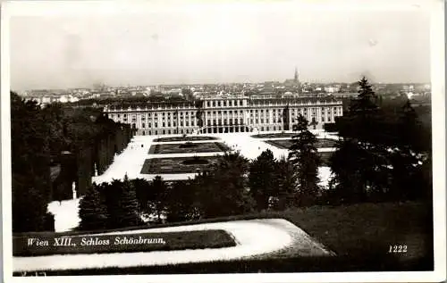 55952 - Wien - Schönbrunn , Wien XIII Schloss Schönbrunn - gelaufen