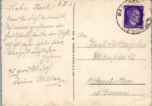 55984 - Oberösterreich - Bad Ischl , Panorama - gelaufen 1942