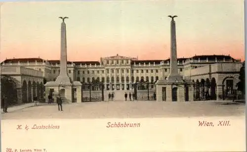 56021 - Wien - Schönbrunn , K. K. Lustschloß , Wien XIII - nicht gelaufen