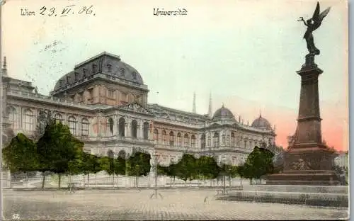 56036 - Wien - Wien , Universität - gelaufen 1906