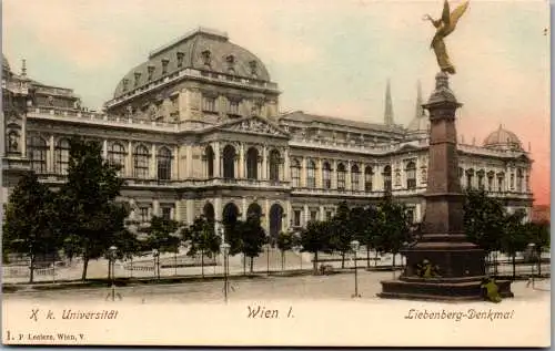 56037 - Wien - Wien I , K. K. Universität , Liebenberg Denkmal - nicht gelaufen