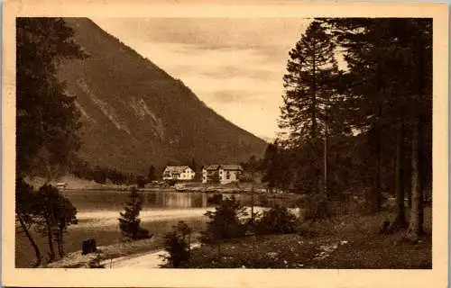 56060 - Tirol - Reutte , Hotel Seespitze am Plansee - gelaufen 1925