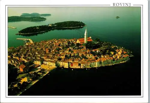 56062 - Kroatien - Rovinj , Panorama - gelaufen 2001