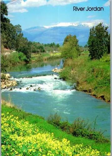 56063 - Israel - Jordan River , Mount Hermon - gelaufen 1994