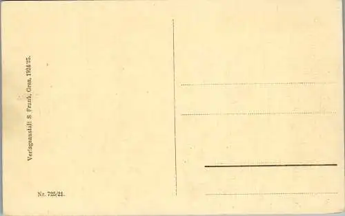 56068 - Steiermark - Graz , Mur und Schloßberg - gelaufen 1925