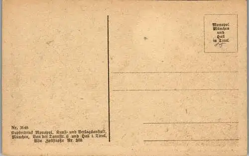 56078 - Tirol - Innsbruck , vom Berg Isel mit Nordkette - nicht gelaufen