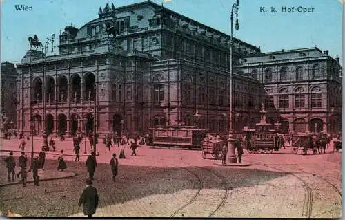 56092 - Wien - Wien , K. K. Hofoper , Oper - gelaufen