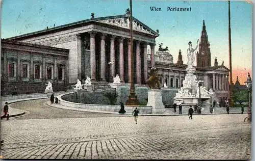 56117 - Wien - Wien , Parlament - gelaufen