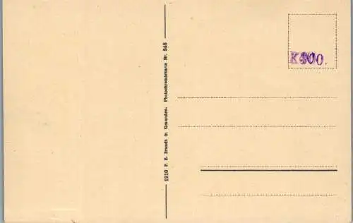 56135 - Oberösterreich - Gmunden , Laudachsee mit Katzenstein - nicht gelaufen 1910